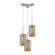 Capri Three Light Pendant in Satin Nickel (45|10552/3)