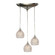 Kersey Three Light Pendant in Satin Nickel (45|10341/3)