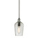 Hammered Glass One Light Mini Pendant in Oil Rubbed Bronze (45|10331/1CLR)