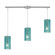 Ice Fragments Three Light Pendant in Satin Nickel (45|10242/3L-AQ)