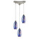 Iridescence Three Light Pendant in Satin Nickel (45|10076/3SBI)