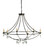 Novella Six Light Chandelier in Mayfair/Clear (142|9921)