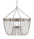 Highbrow Eight Light Chandelier in Contemporary Silver Leaf/Distressed Silver Leaf/Clear (142|9685)
