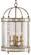 Corsica Four Light Lantern in Harlow Silver Leaf/Antique Mirror/Clear (142|9229)