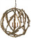 Driftwood Three Light Chandelier in Natural/Washed Driftwood (142|9078)