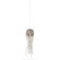 Medusa One Light Pendant in Nickel/Clear/Silver (142|9000-1026)