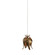 Iota Collection One Light Pendant in Antique Brass (142|9000-1019)