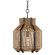 Mali Collection One Light Pendant in Satin Black/Natural (142|9000-0922)