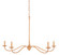 Saxon Collection Five Light Chandelier in Saddle Tan/Natural Rattan (142|9000-0848)
