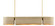Tenby Four Light Chandelier in Natural/Contemporary Gold Leaf (142|9000-0820)