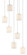 Dove Seven Light Pendant in White/Silver (142|9000-0711)