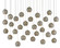 Giro 30 Light Pendant in Blue/Nickel/Silver (142|9000-0686)