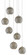 Giro Seven Light Pendant in Blue/Nickel/Silver (142|9000-0683)