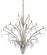 Raux 21 Light Chandelier in Contemporary Silver Leaf/Natural (142|9000-0508)