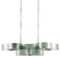 Grand Six Light Chandelier in Contemporary Silver Leaf (142|9000-0372)