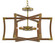 Bastian Six Light Lantern in Chestnut/Brass (142|9000-0221)