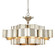 Grand Six Light Chandelier in Contemporary Silver Leaf (142|9000-0051)