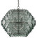 Braithwell Collection 14 Light Chandelier in Painted Silver Granello (142|9000-0009)