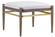 Visby Ottoman in Light Pepper/Brushed Brass (142|7000-0281)