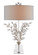 Forget-Me-Not Two Light Table Lamp in Clear/Silver Leaf (142|6000-0727)