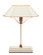 Daphne One Light Table Lamp in Ivory/Gold (142|6000-0702)