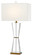 Laelia One Light Table Lamp in Clear/Antique Brass (142|6000-0210)