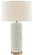 Calla Lily One Light Table Lamp in Cream/Antique Brass (142|6000-0067)