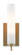 Brindisi Collection One Light Wall Sconce in Antique Brass/Opaque Glass (142|5800-0010)