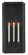 Wright Three Light Outdoor Wall Sconce in Midnight Black/Clear Seeded (142|5500-0042)