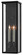 Tanzy Two Light Wall Sconce in Midnight Black/Clear Seeded (142|5500-0038)