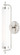 Latimer One Light Wall Sconce in White/Polished Nickel (142|5000-0142)