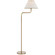 Rigby LED Floor Lamp in Soft Brass and Natural Oak (268|MF 1055SB/NO-L)