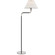 Rigby LED Floor Lamp in Polished Nickel and Ebony (268|MF 1055PN/EB-L)