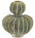 Sunken Boat Vase in Moss Green (142|1200-0299)