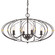 Zucca Four Light Chandelier in English Bronze + Antique Gold (60|ZUC-A9034-EB-GA)