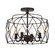 Zucca Four Light Semi Flush Mount in English Bronze / Antique Gold (60|ZUC-A9030-EB-GA_CEILING)