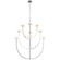 Pedra LED Chandelier in Polished Nickel (268|KW 5622PN-ALB)