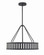 Kendal Four Light Pendant in Black Forged (60|KEN-8304-BF)