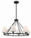 Keenan Six Light Chandelier in Black Forged (60|KEE-A3006-BF)