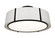 Fulton Six Light Semi Flush Mount in Black (60|FUL-907-BK_CEILING)