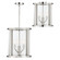 Devon Four Light Semi Flush Mount in Polished Nickel (60|DEV-B8004-PN_CEILING)