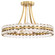 Clover Four Light Semi Flush Mount in Aged Brass (60|CLO-8894-AG)