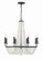 Bella Eight Light Chandelier in Matte Black (60|BLA-10668-MK)