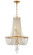 Arcadia Four Light Chandelier in Antique Gold (60|ARC-1907-GA-CL-MWP)