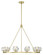 Aragon LED Chandelier in Soft Brass (60|ARA-10265-SB)