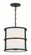 Hulton Three Light Pendant in Matte Black (60|9593-MK)