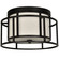 Hulton Two Light Flush Mount in Matte Black (60|9590-MK)