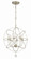Solaris Six Light Chandelier in Olde Silver (60|9226-OS)