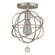 Solaris One Light Semi Flush Mount in Olde Silver (60|9220-OS_CEILING)