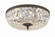 Waltham Three Light Flush Mount in English Bronze (60|716-EB-CL-MWP)